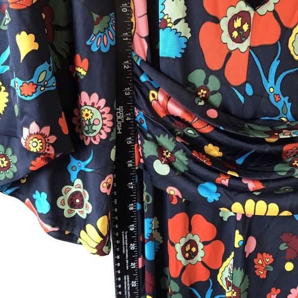 Boden Icons Evelyn Jumpsuit Us Size 2 Blue Floral - Picture 15 of 15